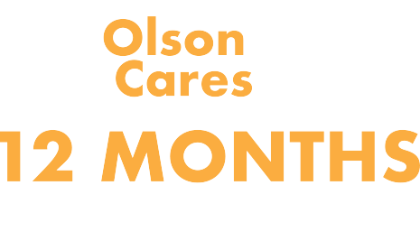 Olson Cares 12 Months of Giving